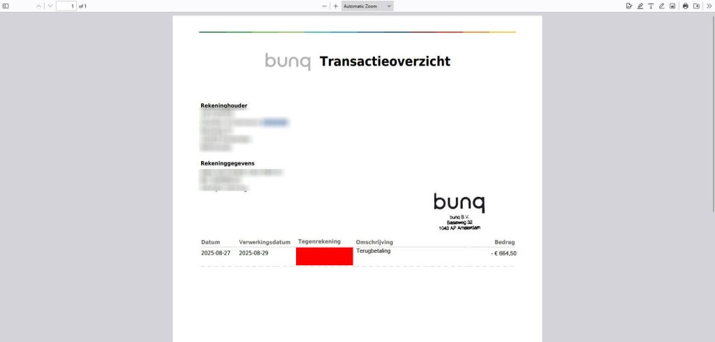 Illustration of a fake refund attempt directed to me